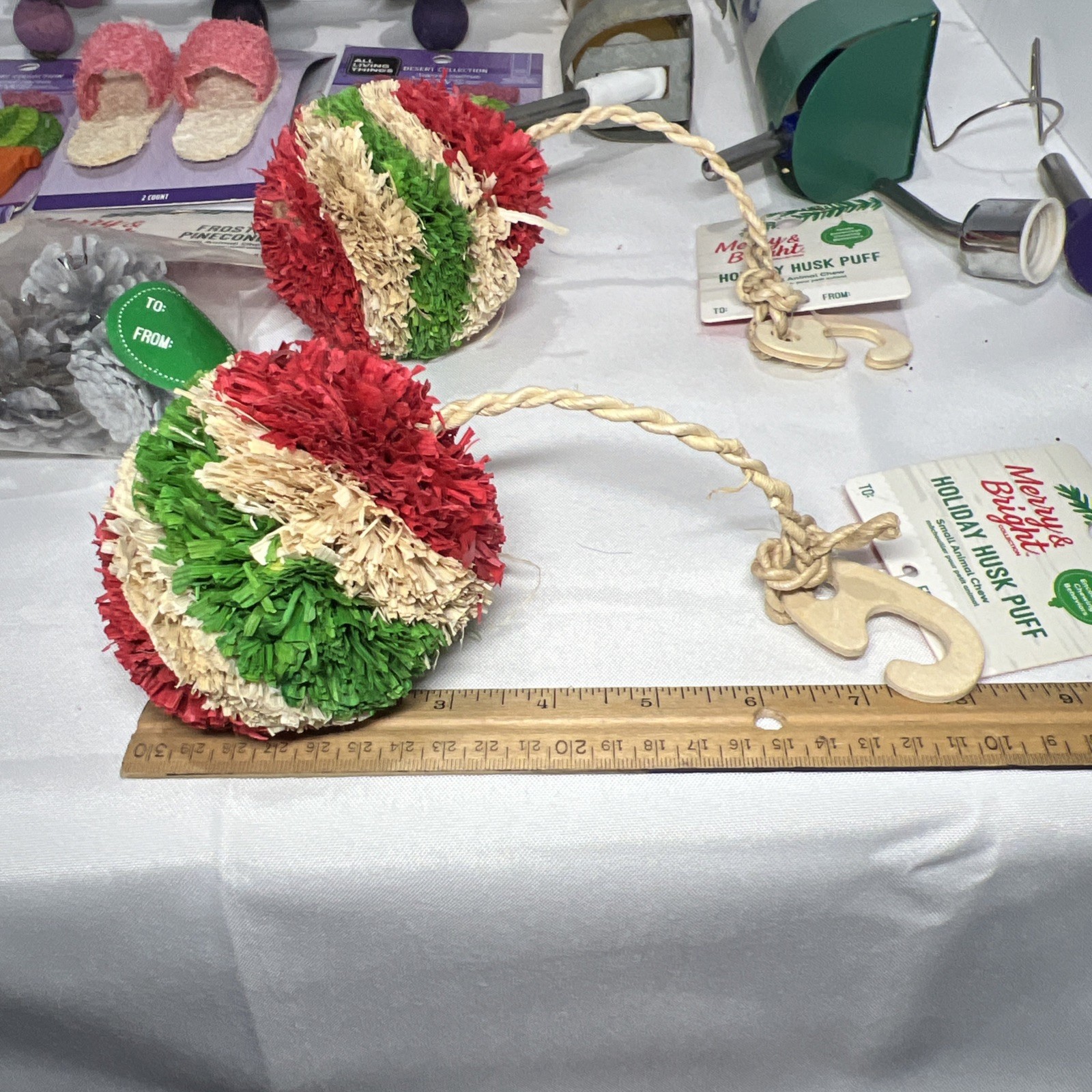 New 12 Pack Hamster Chew Toys Gerbil Rat Guinea Pig Chinchilla Chew Toys Accesso