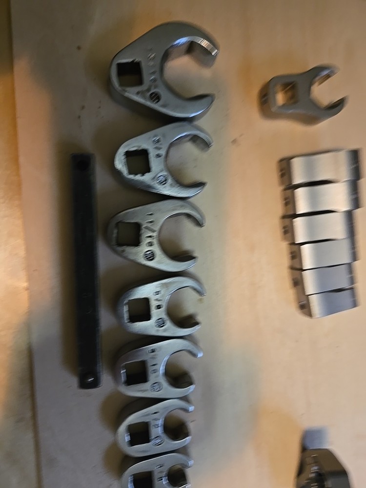 Tekton- Cornwell -VIM Open End Crowfoot Wrench Lot