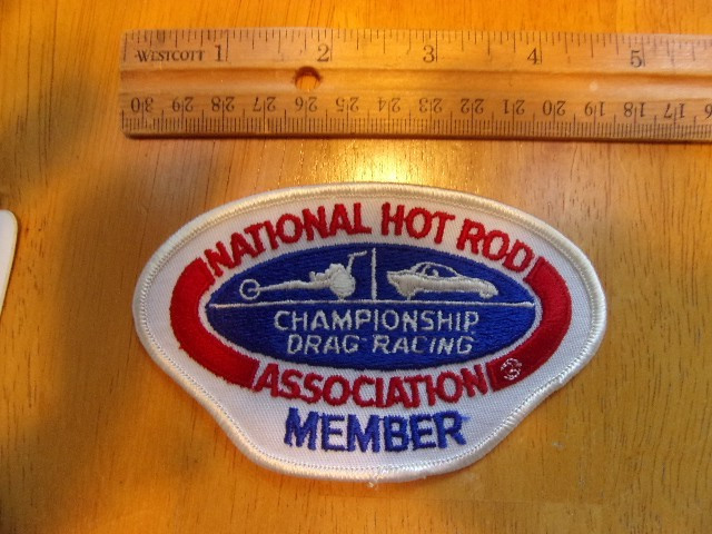 VINTAGE NHRA PATCHES AND STICKERS