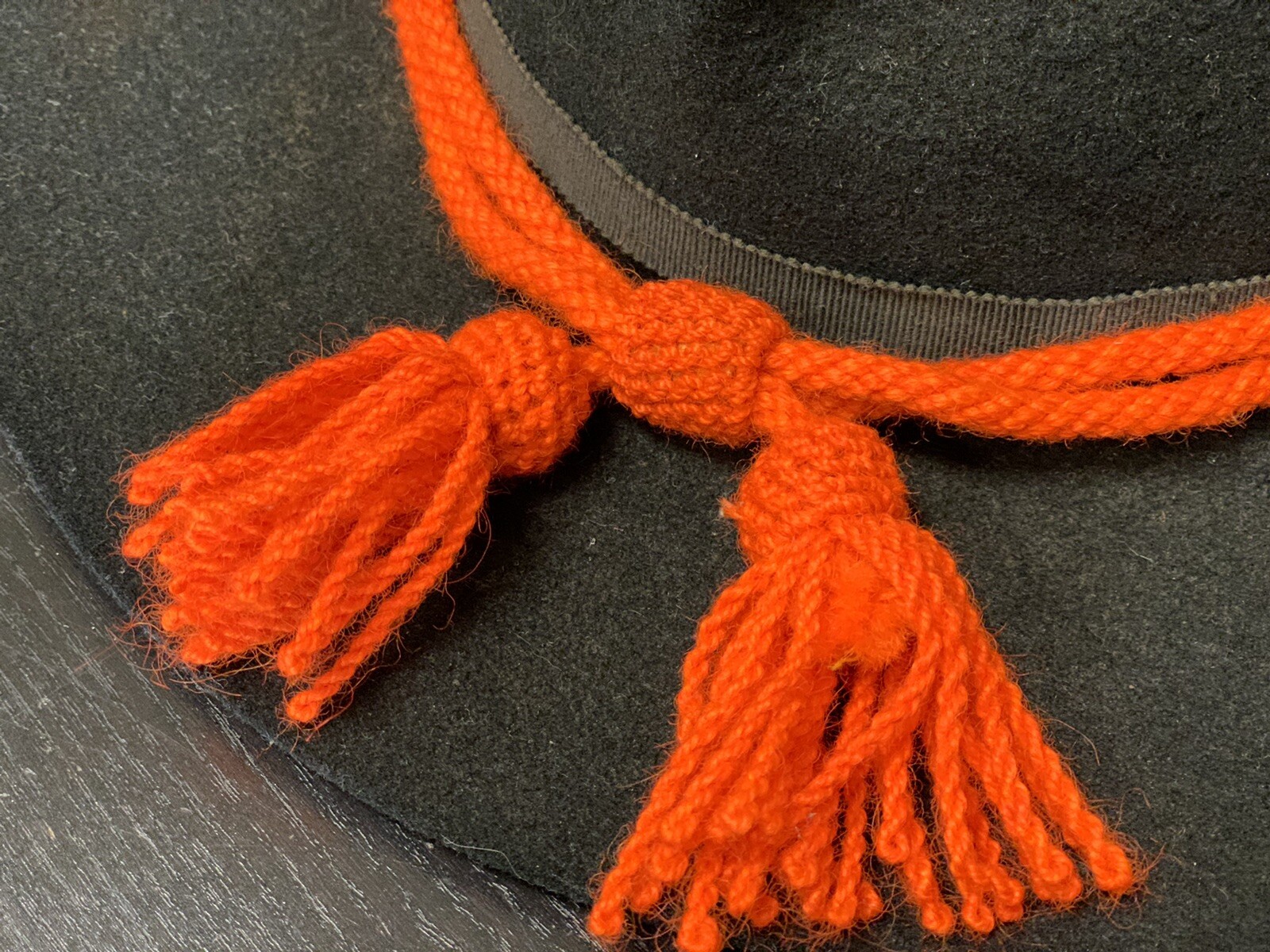 Civil War Union Army ORANGE Wool 'Dragoon' Hat Cord - NEW reproduction, A+