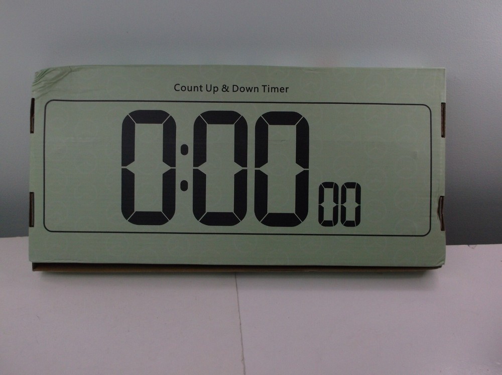 Digital Wall Clock Large Display with Time Date Temperature LED Digital New