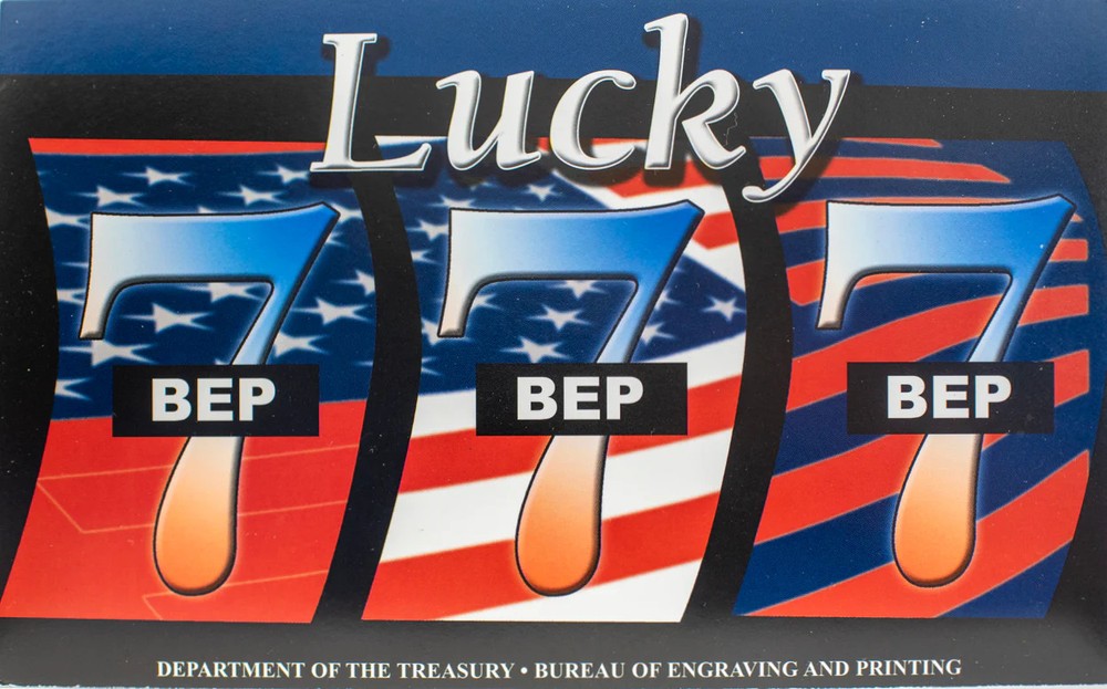BEP 2006 $1 Lucky You 777
