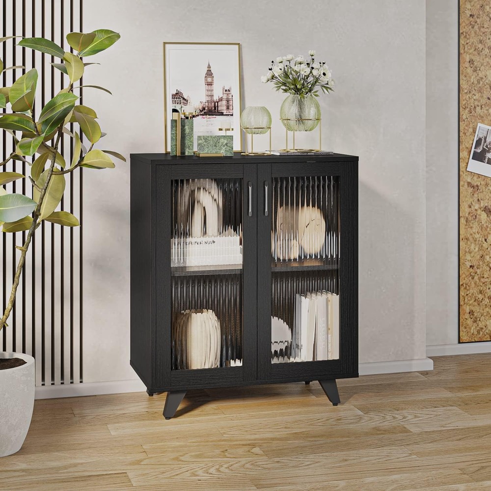 Kitchen Buffet Server Table Accent Sideboard Cupboard Server Buffet Console