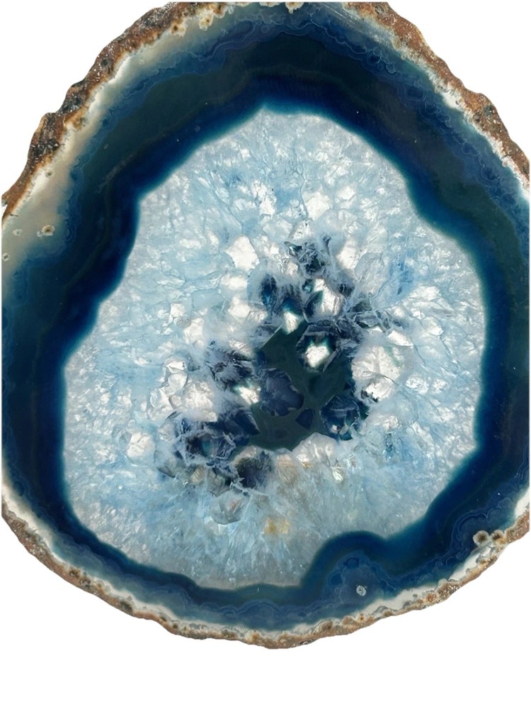 Geode Night Light Blue