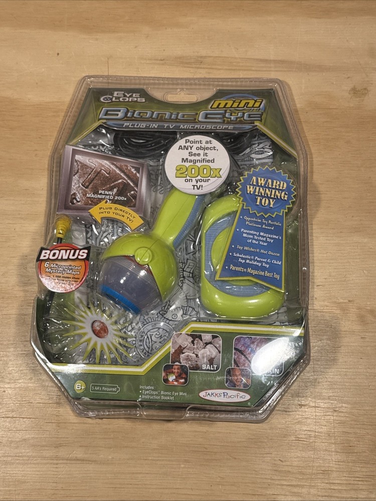 Eye Clops Mini Bionic Eye Plug-In TV Microscope Toy JAKKS Pacific NEW