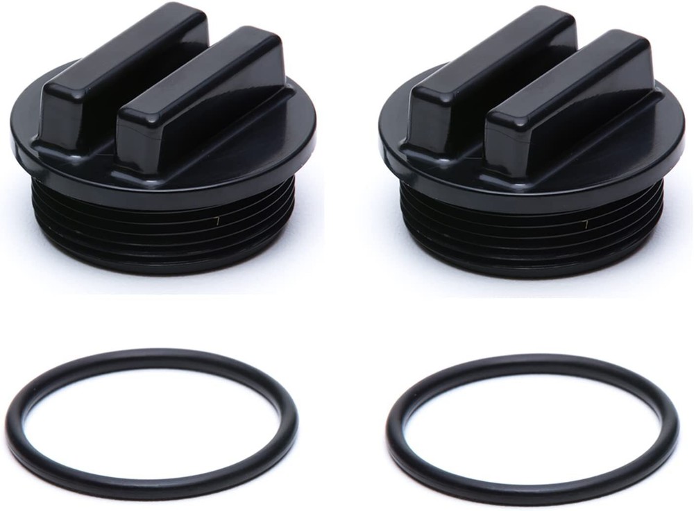 2 PK Pool Filter Drain Plug Winterizing Plug SP1022CBLK, 86202000, 27001-0022