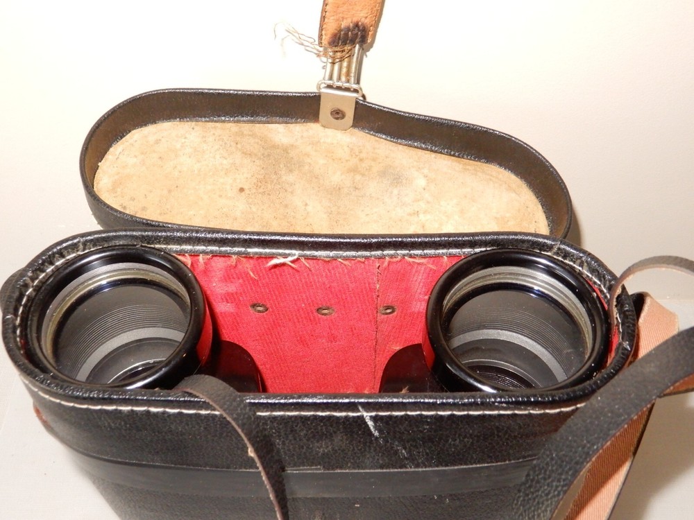 Super Zenith 8 x 50 Binoculars in leather case