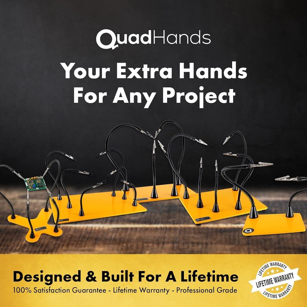 QuadHands Workbench | Helping Hands Soldering Stations | Soldering ... Fast Ship