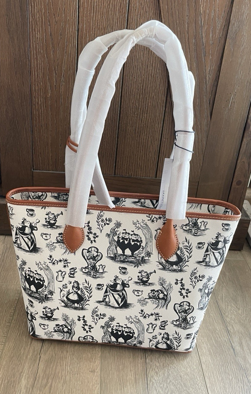 Dooney & Bourke Alice In Wonderland Purse Disney Tote Bag Purse NWT