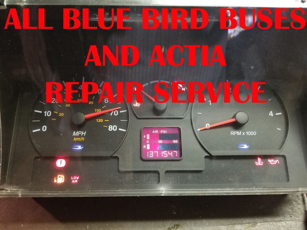 ALL BLUE BIRD BUSES AND ACTIA CLUSTER SOFTWARE & ODOMETER CALIBRATION