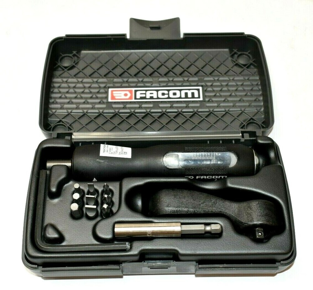 Facom A.404J2 Torque Screwdriver Driver Set 2-10 N.m Complete