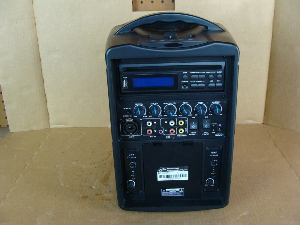Califone PA419 Wireless Portable Bluetooth PA System