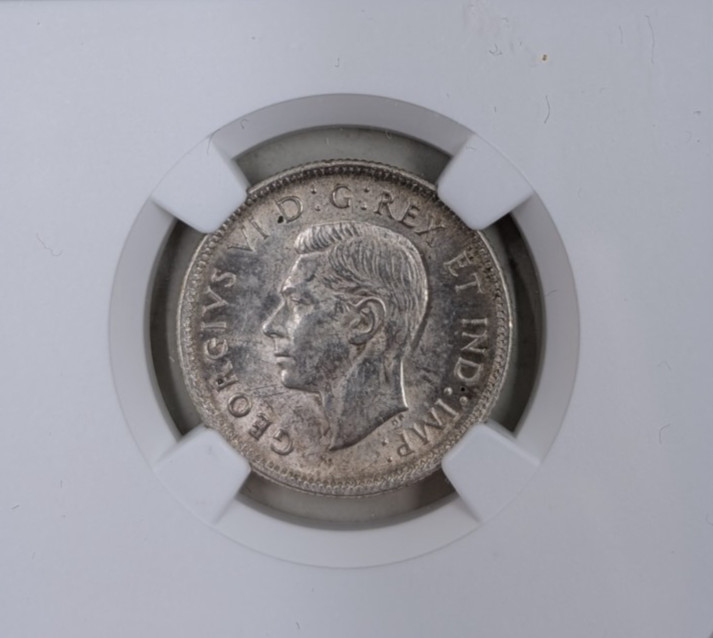 1938 Canada 25C NGC MS61