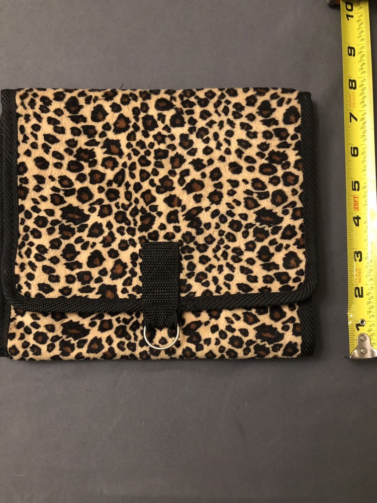 Cheetah Soft Material Organizer for Makeup & Etc