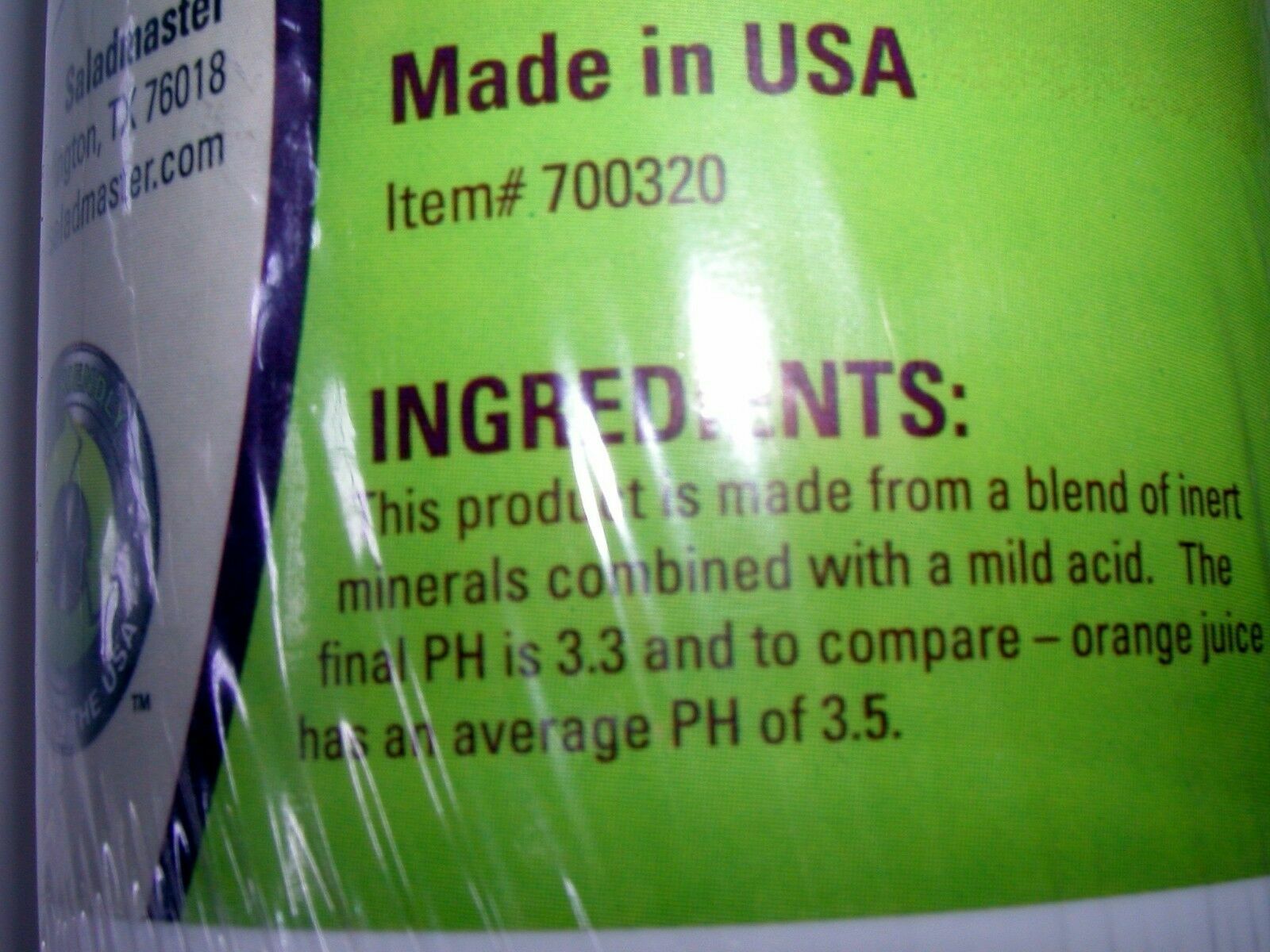 Saladmaster Salad Master Stainless Steel Cookware Cleaner/Polisher 12oz =NEW=