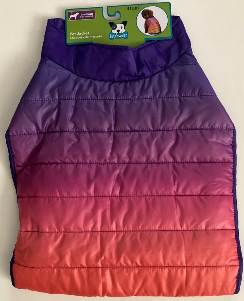 fetchwear Pet Jacket Multicolor, Size Medium