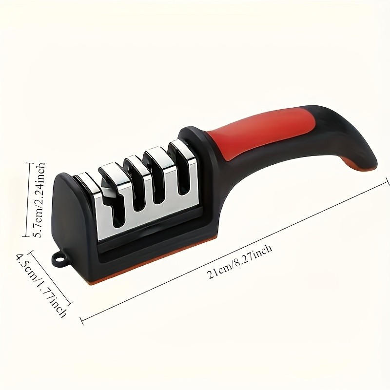 4-Stage Professional Manual Knife Sharpener Kitchen Tungsten Ceramic