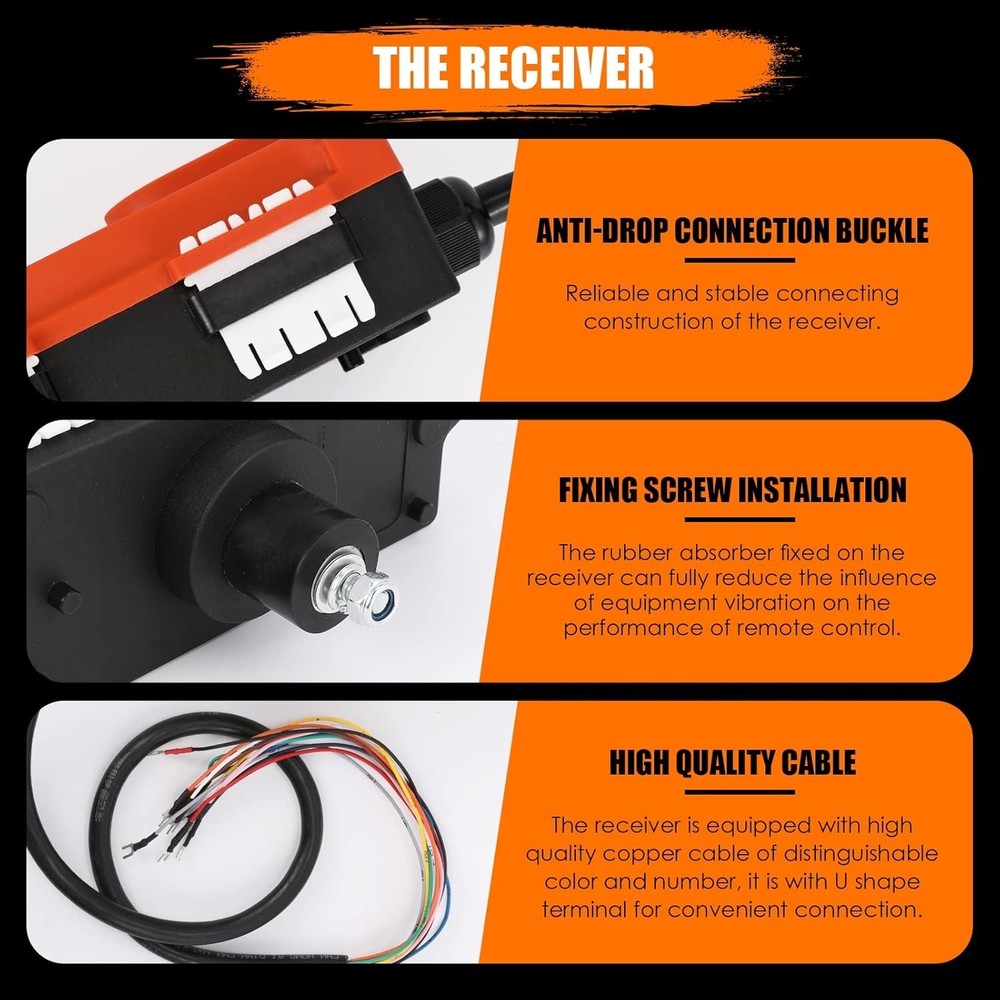 Professional Wireless Crane Remote Control - Ergonomic Design & Long Range