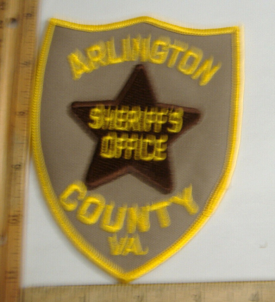 ARLINGTON CO. VIRGINIA  SHERIFF FABRIC PATCH