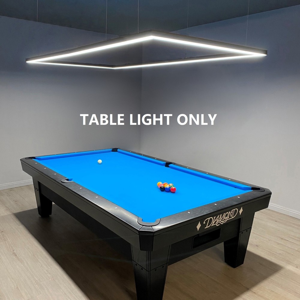 7FT Dimmable Perimeter Billiard Lights Modern LED Pool Table Lighting
