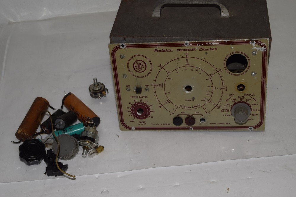 *TC*  HEATHKIT CONDENSER CHECKER MODEL C-2  (DTG55)