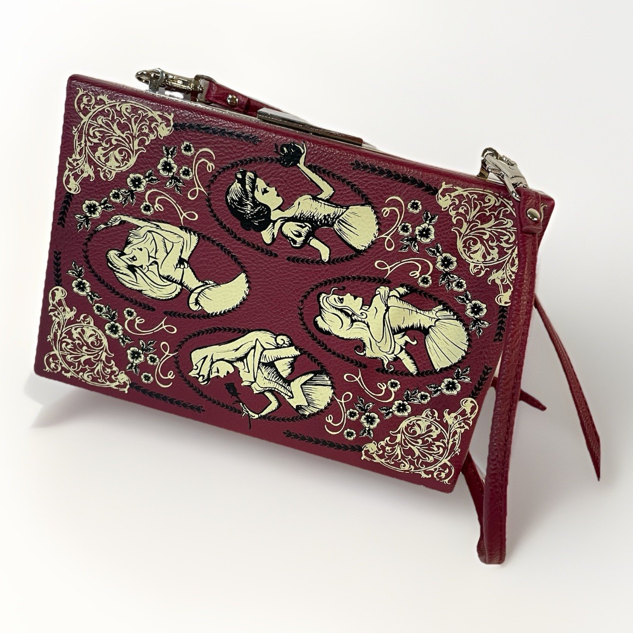 Disney Princess Storybook Book Clutch Handbag Purse