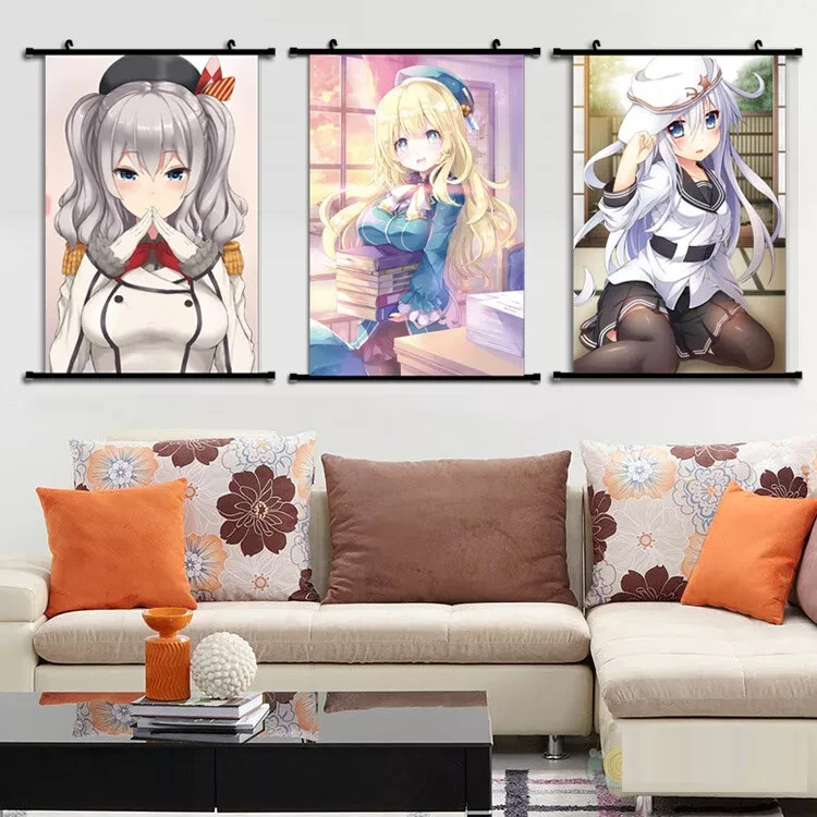 Anime Art Poster Hentai Sexy Girl Shihouin Yoruichi HD Wall Scroll Decor 30x45cm