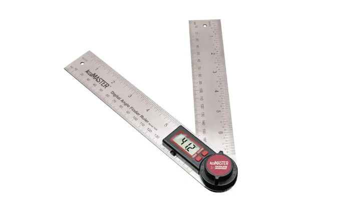 Accumaster Digital 7 In. Angle Finder Protractor and Ruler