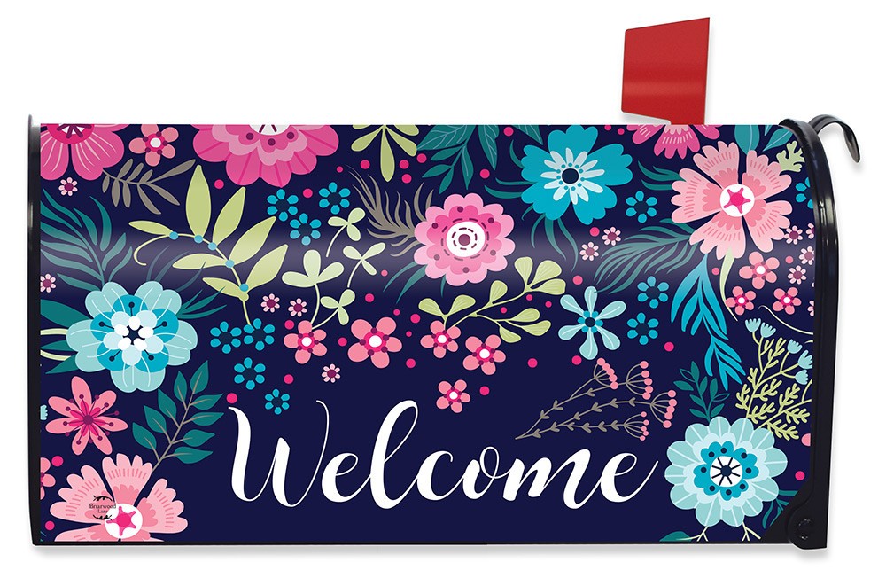 Briarwood Lane Bright Floral Spring Mailbox Cover