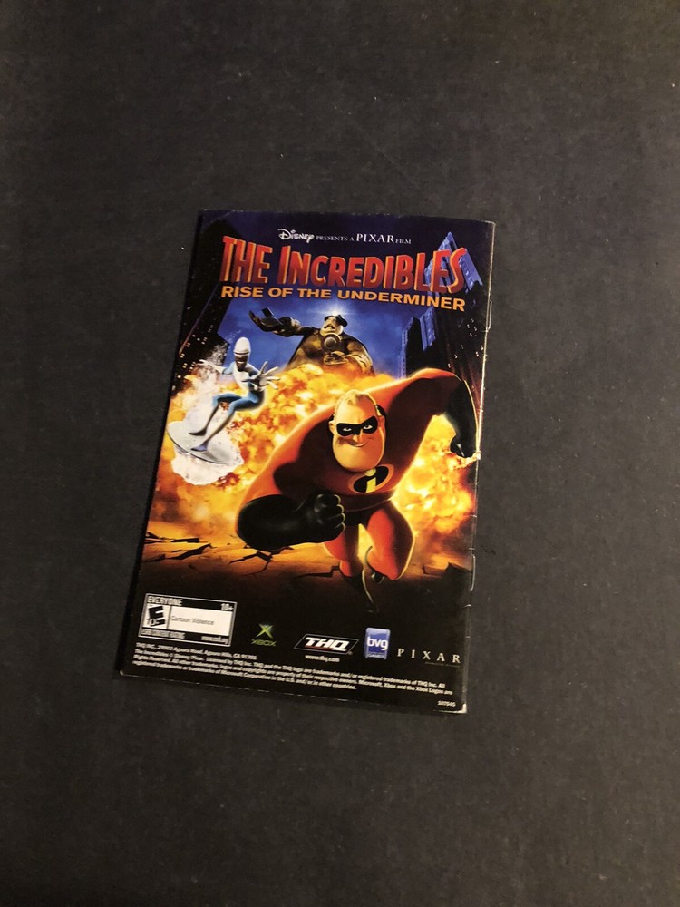 Cars Xbox Manual Only