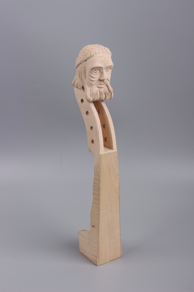 4/4 violin Necks 4string hand carved maple violin necks Replacement
