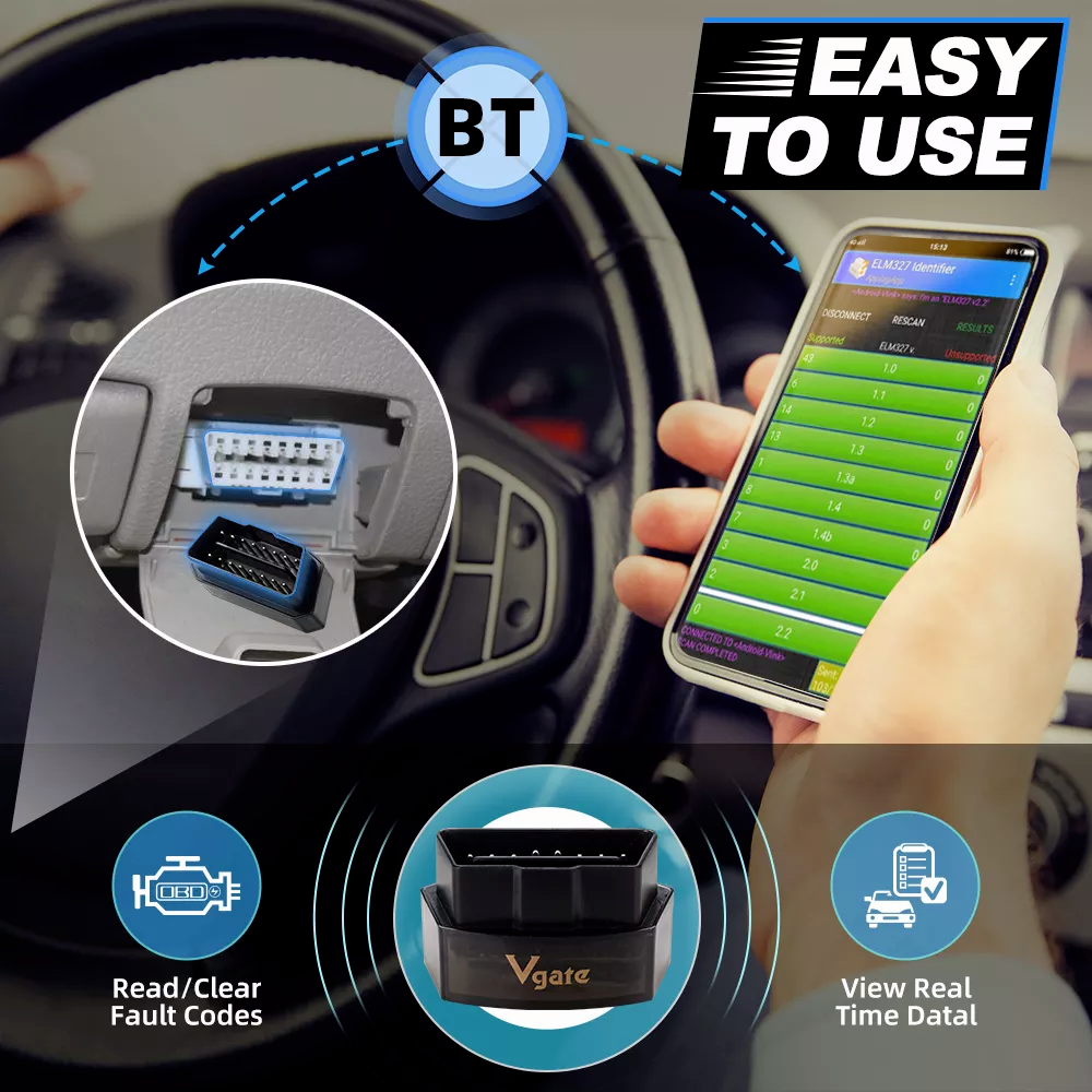 Vgate iCar Pro Bluetooth 4.0 ELM327 OBD2 Car Code Reader Scaner For IOS Android