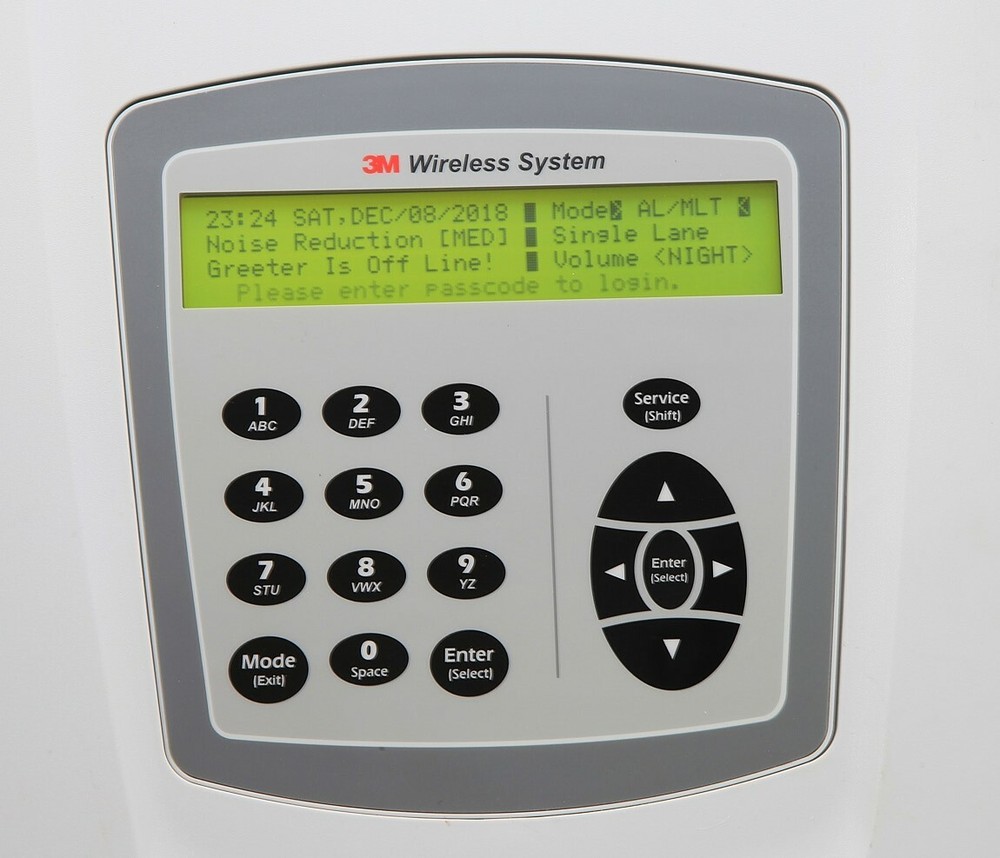 3M 1BAE XT-1 Wireless Drive Thru Intercom Base + Vehicle Detector & Greeter XT1