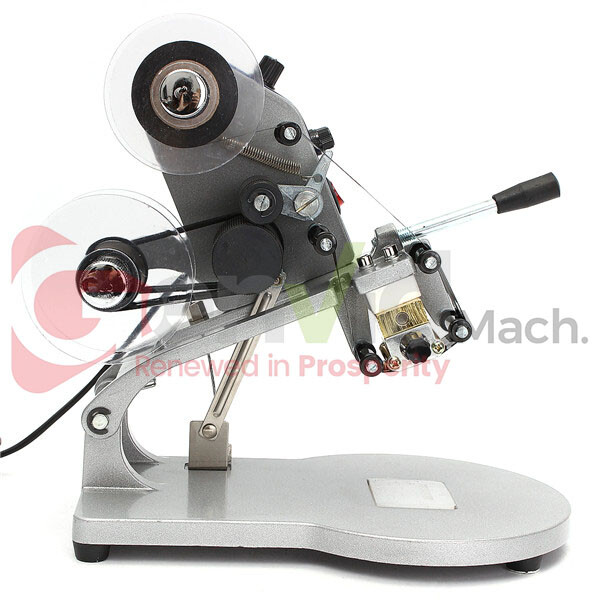 DY-8 Manual Hot Stamp Printer Ribbon Coding Hot Foil Stamping Date Code Machine