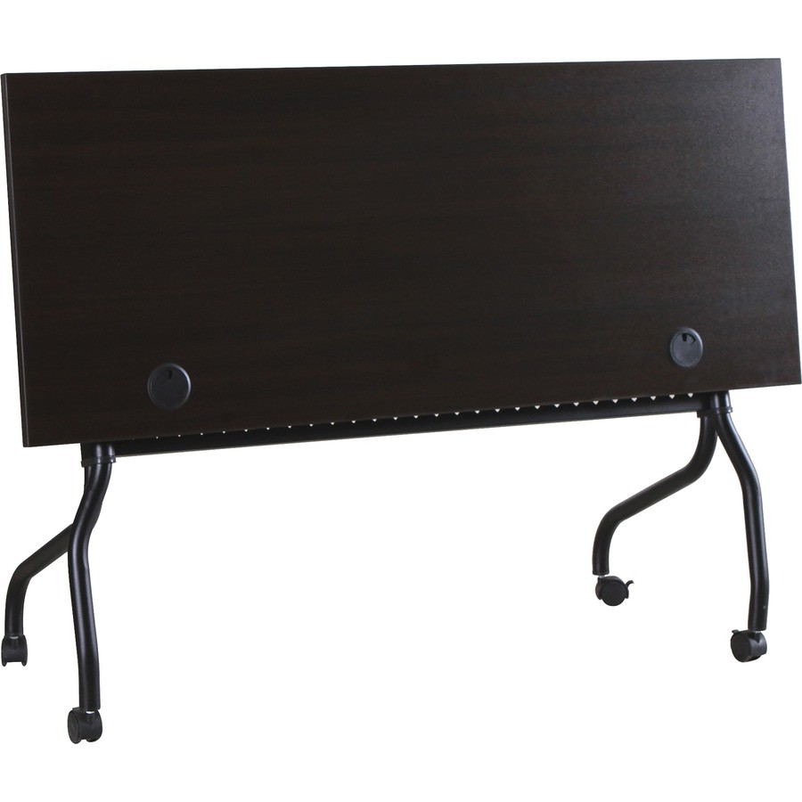 Lorell LLR60732 Training Table 48"x23.5" Espresso/Silver