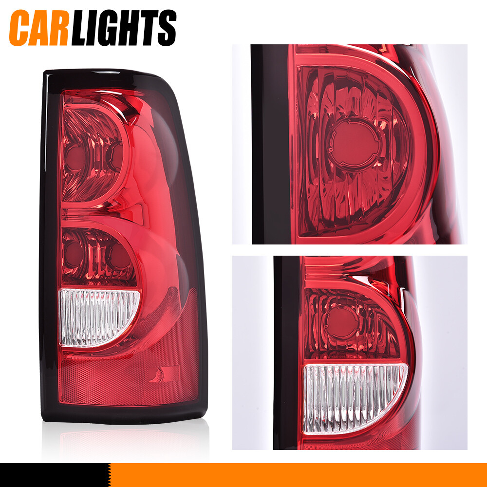 2PCS Tail Lights Fit For 2003-2006 Chevy Silverado 1500 2500 3500 HD Brake Lamp