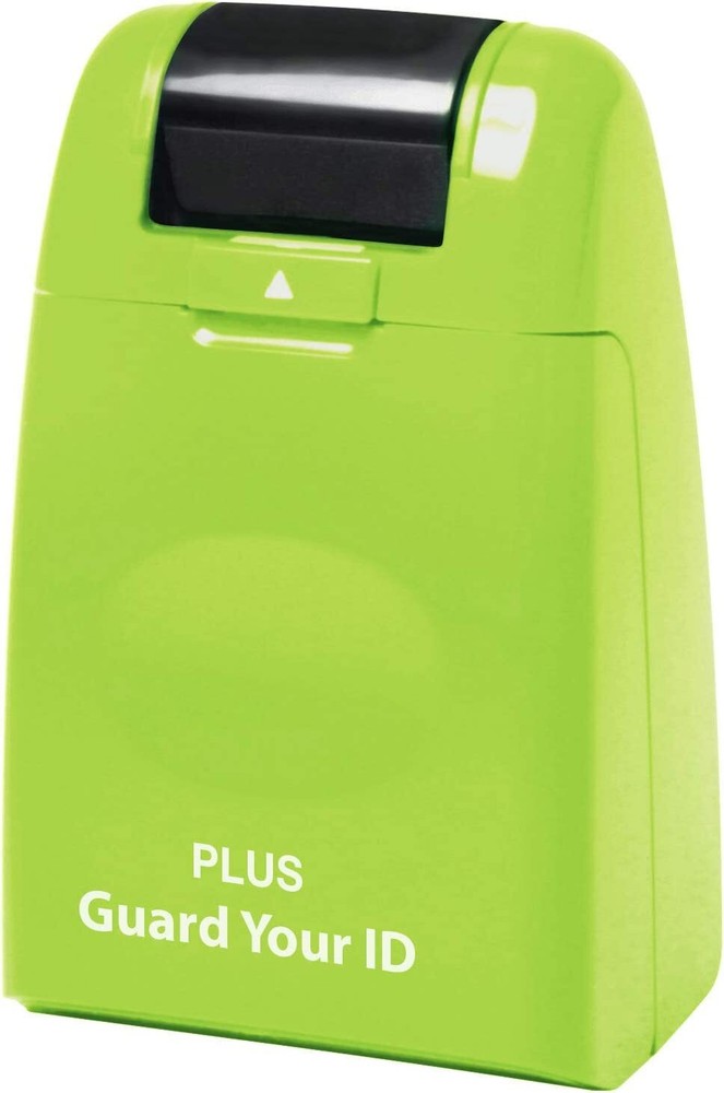 Plus Guard Your ID Identity Protection Security Stamp Wide Roller ~ GREEN
