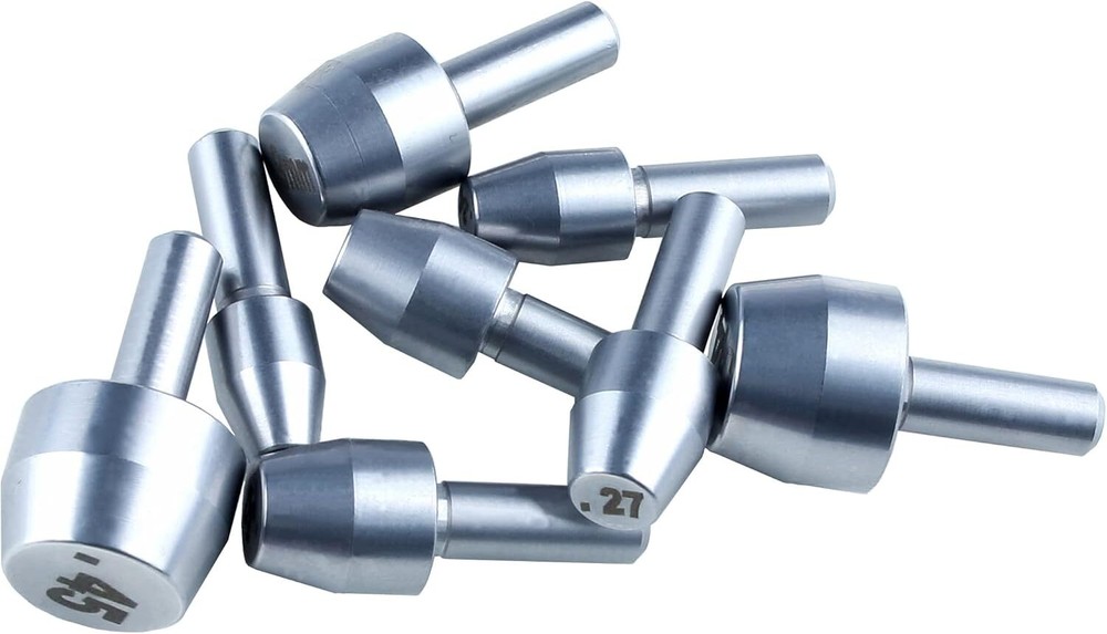 McJ Tools Reloading Case Trimmer Pilot Set:.22/.24/.27/.28/.30/9mm/.44/.45cal