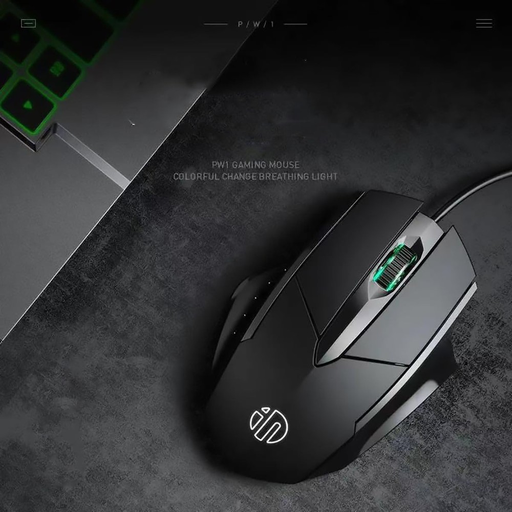 Censprin USB Computer Mouse Wired, Silent Click Corded Mouse 3-Button Wired O...