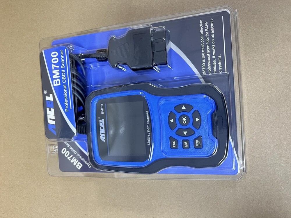 ANCEL BM700 Battery Registration Tool Fit for BMW Diagnostic Injector Coding OBD