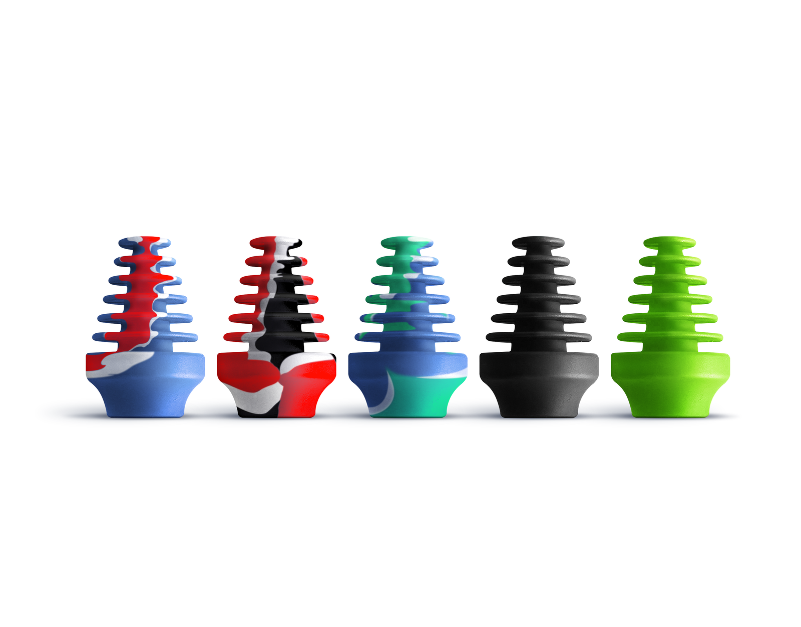 Lighter USA The Plug Silicone Cart Rig Adapter 2-Pack