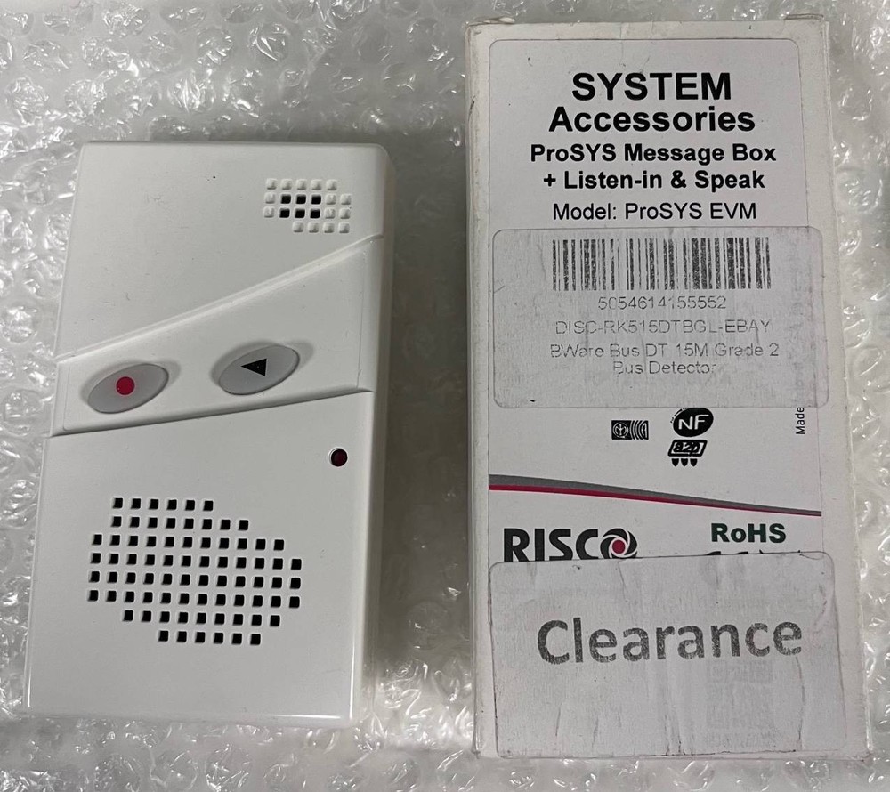Risco ProSYS Message Box + Listen And Talk ProSYS EVM