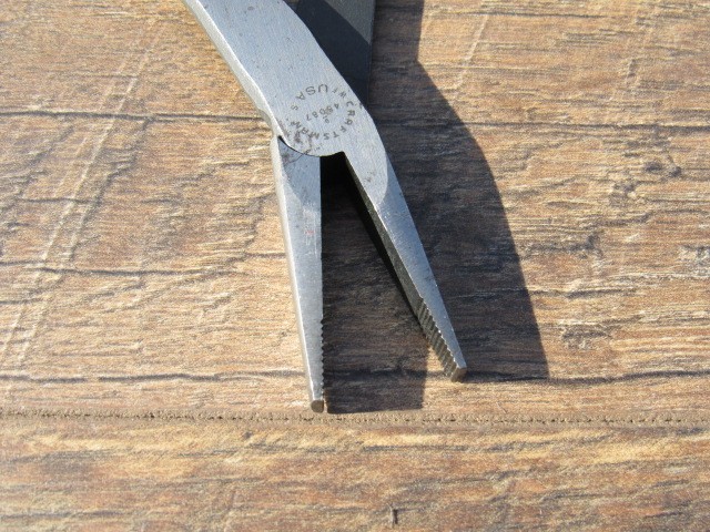 CRAFTSMAN TOOLS 9- 45807 8" DUCK BILL LONG NOSE PLIERS WF 945087 MADE IN USA
