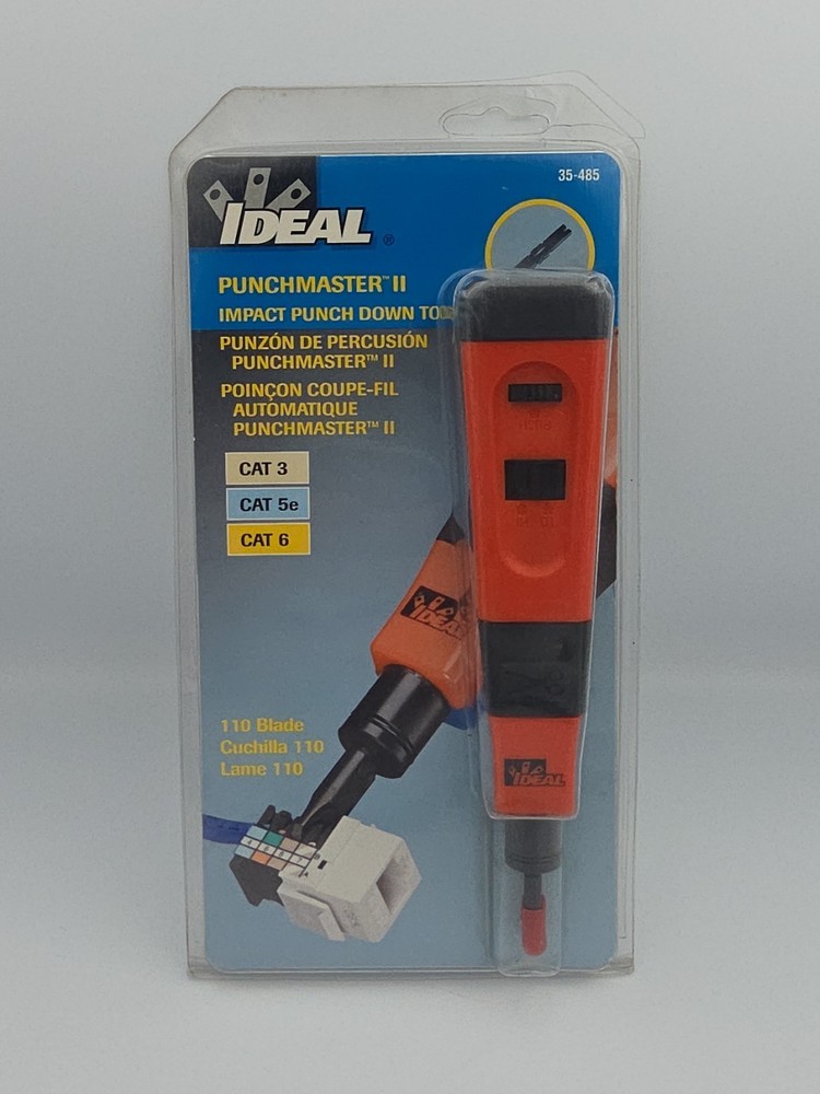 IDEAL PUNCHMASTER II #35-485 CAT3/CAT 5e/CAT 6