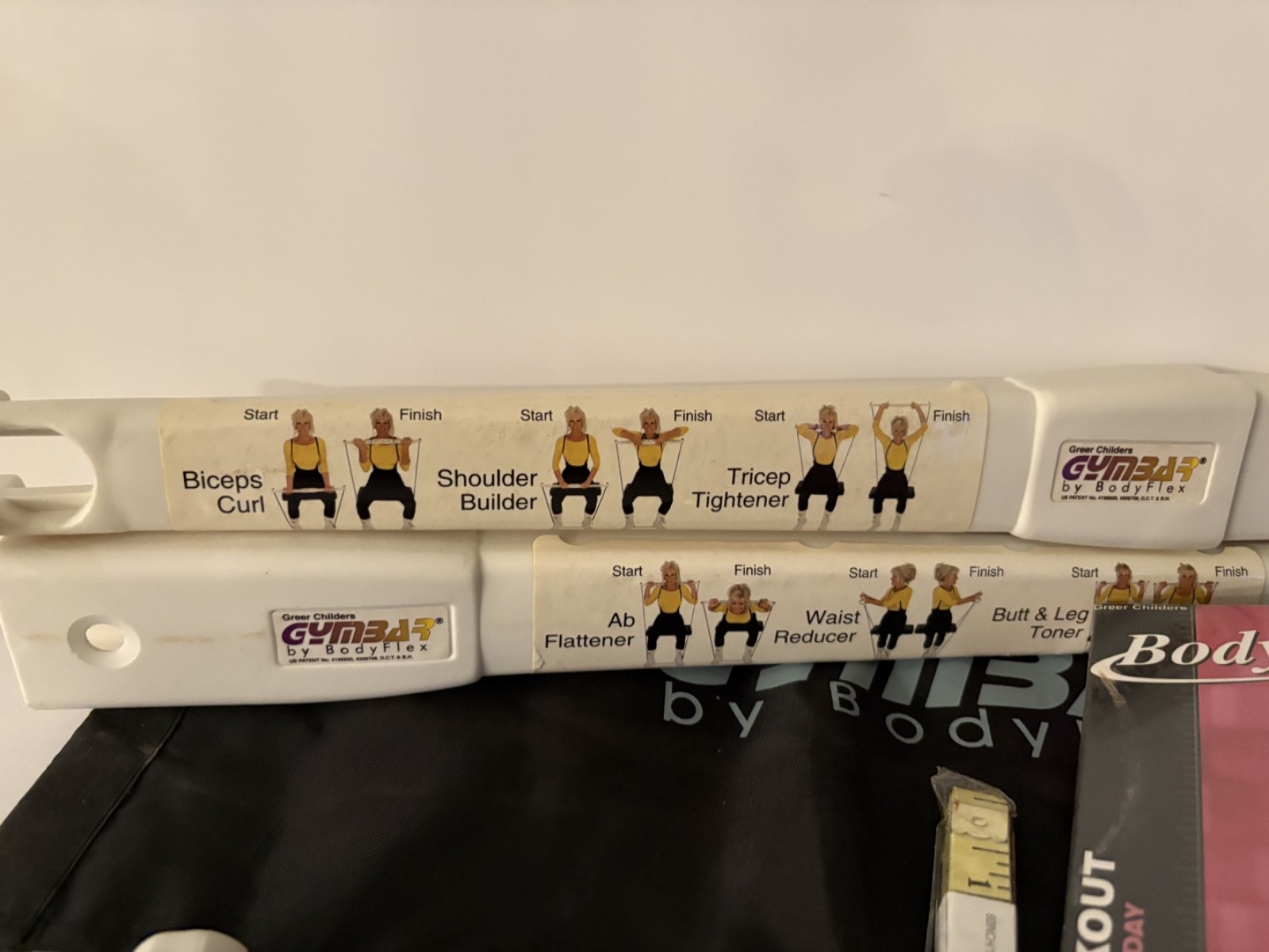 Body Flex+ Plus Kit As Seen On TV Greer Childers GymBar System VHS New Open Box