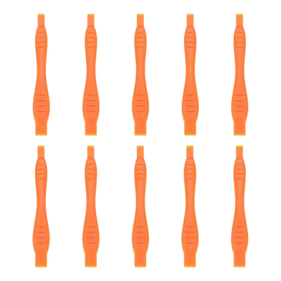 10pc Plastic Pry Spudger Tool Orange cell Mobile Pad Tab iPhone case Opening Pry
