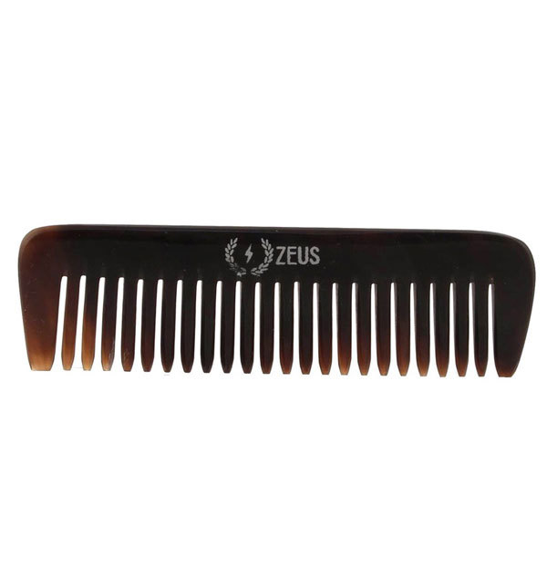 ZEUS Natural Horn BEARD and Mustache Comb