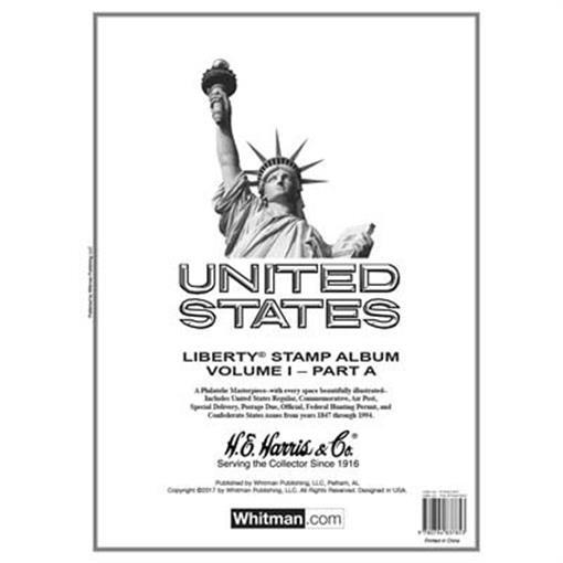 Stamps Album US Liberty I Part A 1847 - 1994 Pages and Binder HE Harris NEW