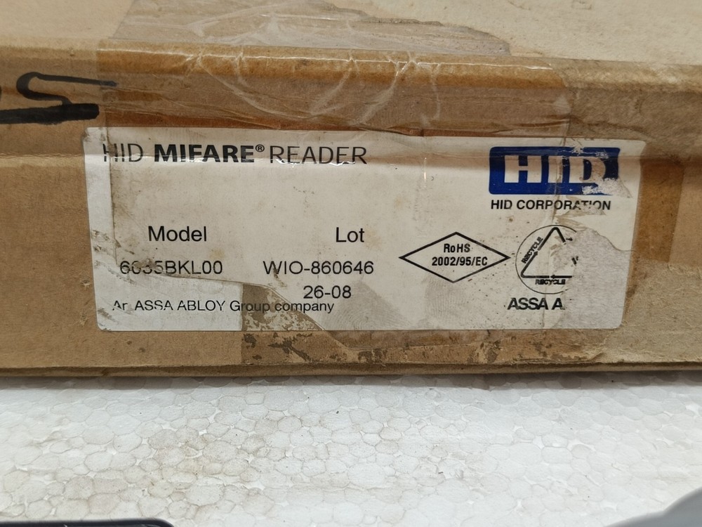 HID MIFARE 6055BKL0000 BLACK Access Controls Card Reader New