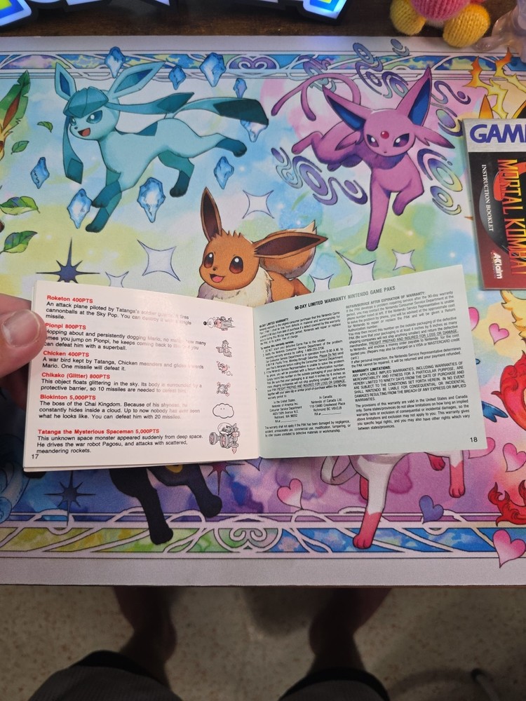 2 Nintendo Gameboy Manuals